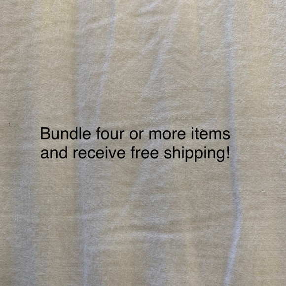 Bundle four or more items and receive free shipping! - Picture 1 of 1